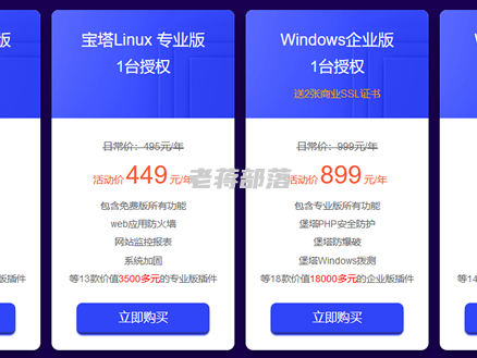 宝塔专业版授权,宝塔企业版和专业版2022年更新（宝塔专业版和企业版区别）
