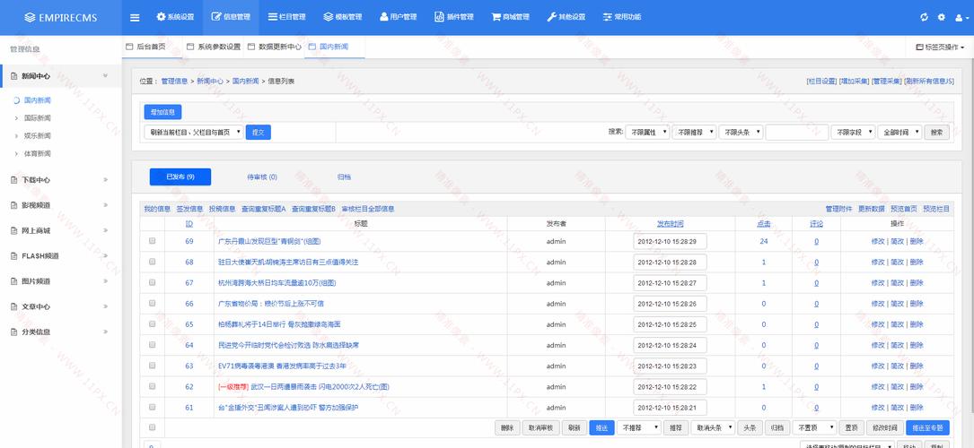 帝国CMS 7.0商城系统的案例分析