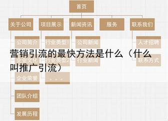 企业站引流的主要方式有哪些(企业引流的最快方法是什么)