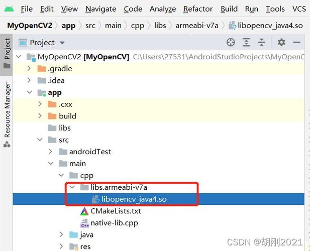 android studio如何使用jni编译opencv（android studio opencv）