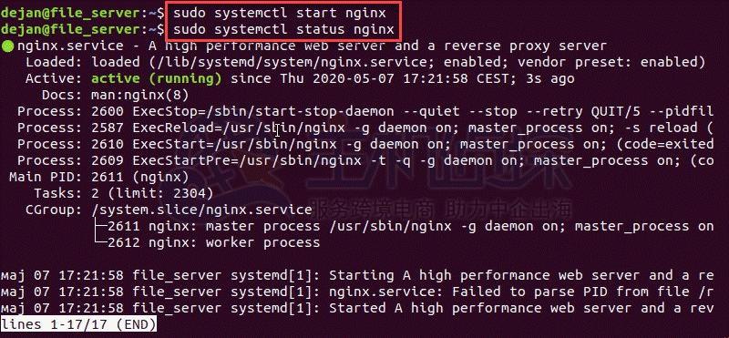 Nginx启动命令和停止命令(Linux nginx启动命令和停止命令)
