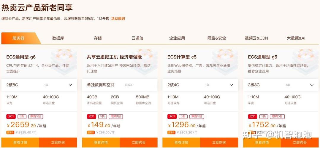 泡沫云服务器价格