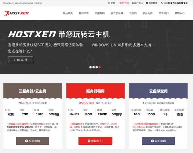外贸独立站云服务器购买