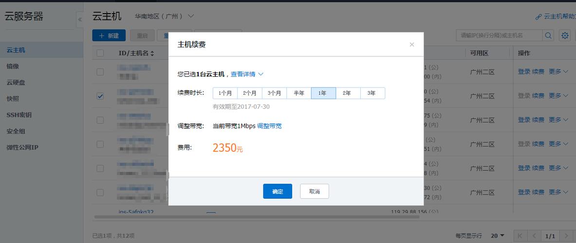 云服务器包月到期后续费