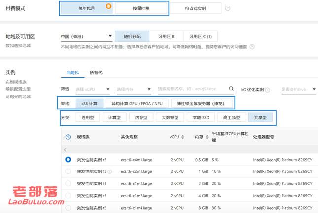 阿里云香港服务器怎么选择