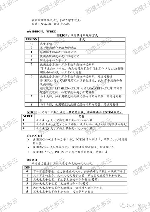 VASP计算--INCAR参数详解以及INCAR模板和例子,铜的INCAR