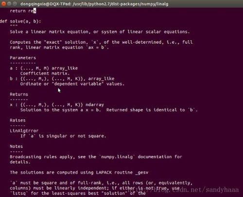 解决numpy.linalg.LinAlgError: singular matrix