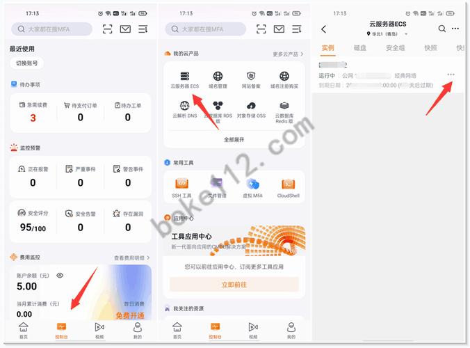 阿里云服务器的续费在哪里