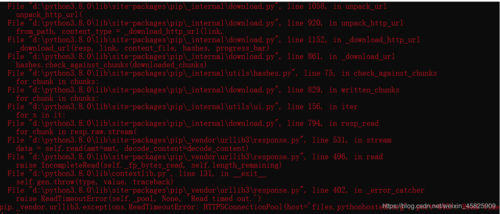 已解决ERROR: Exception: Traceback (most recent call last)