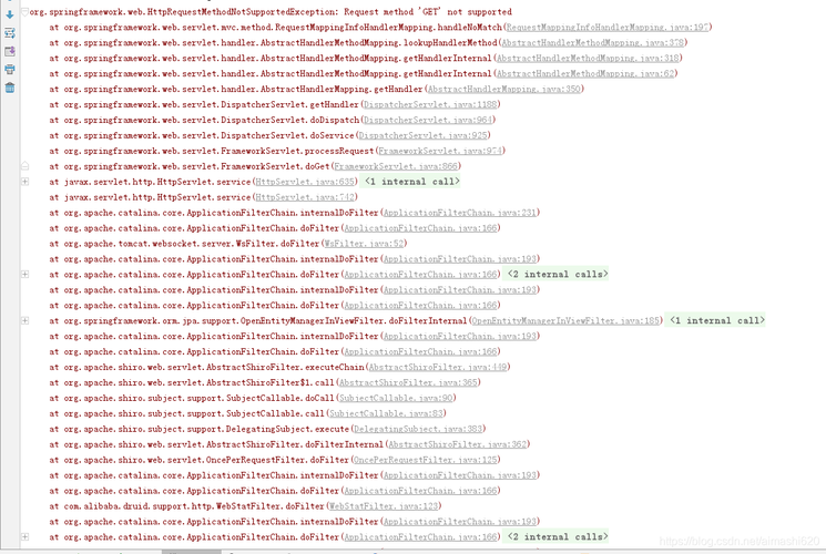 已解决org.springframework.web.HttpRequestMethodNotSupportedException异常的正确解决方法,亲测有效!!!