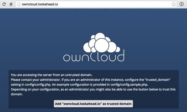 owncloud云服务器