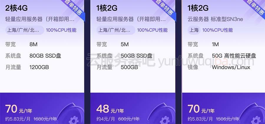 2018云服务器便宜