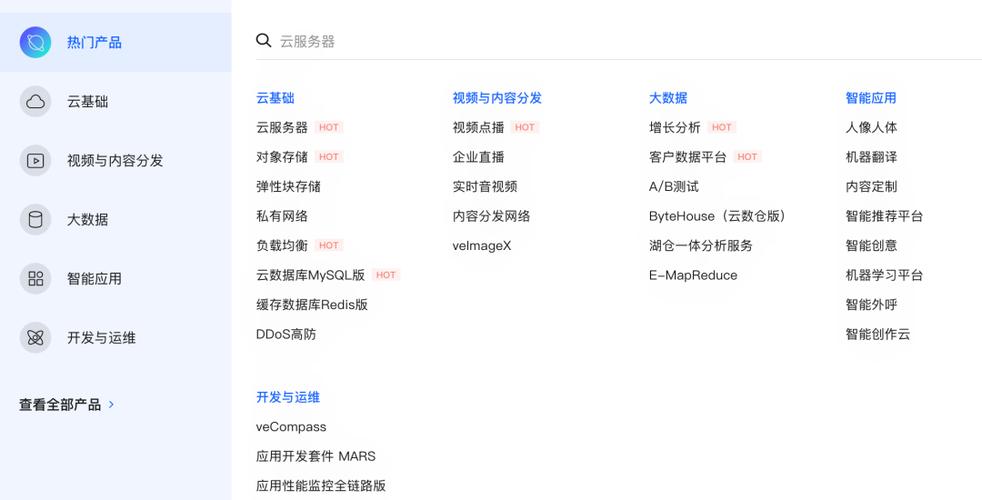 字节跳动云服务器已上线