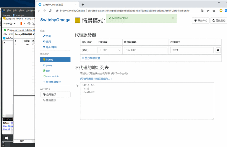 抓包工具：Sunny网络中间件