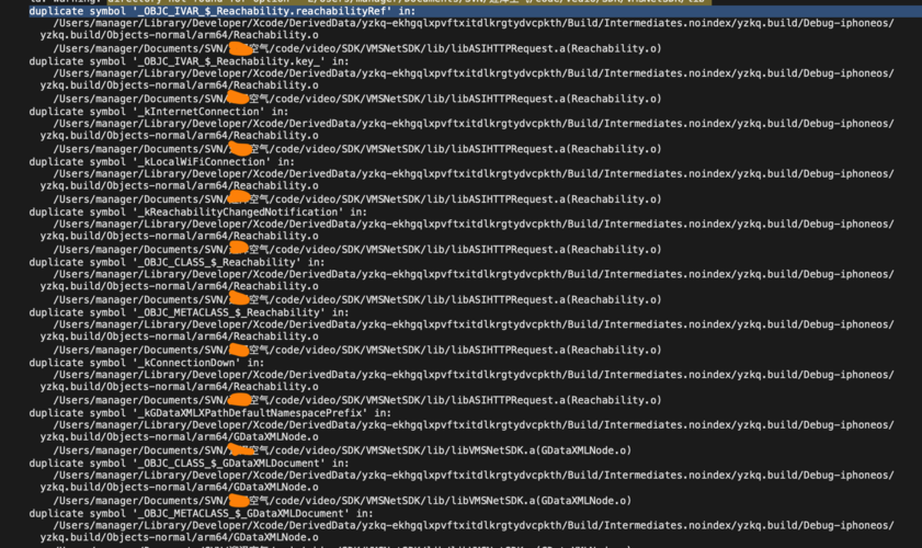 升级Xcode 15后,出现大量Duplicate symbols问题