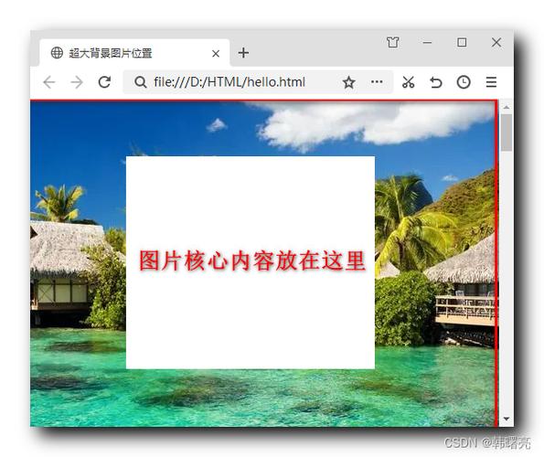 css 如何设置背景图片定位