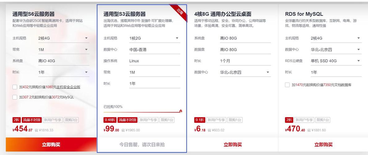 华为云服务服务器配置