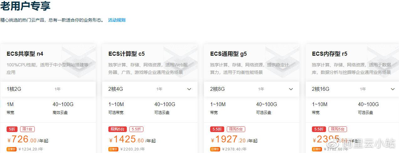 阿里云服务器付费类型