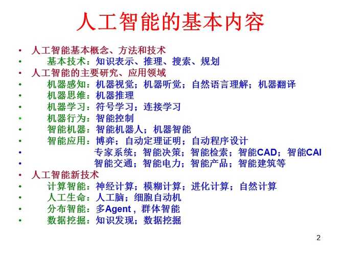 人工智能技术概述