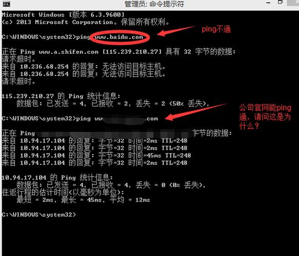无法ping通云服务器地址