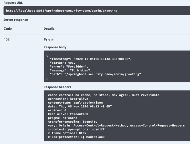 springboot整合security实现权限控制