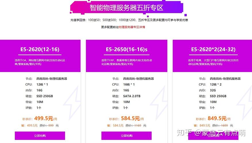 服务器云购买推荐品牌优势