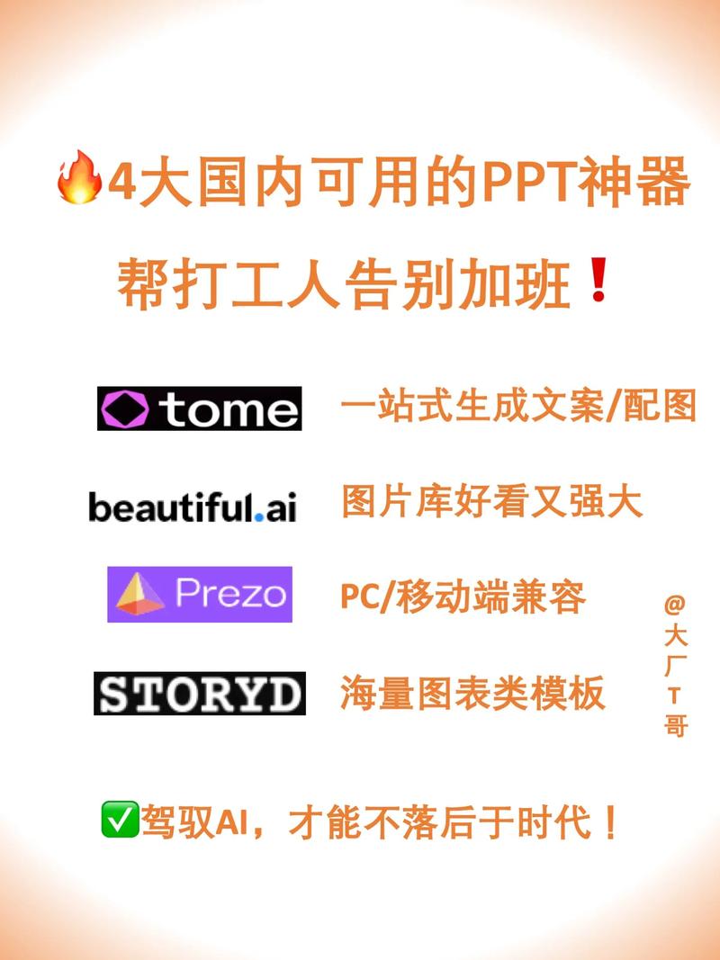 8个AI生成PPT神器,用好它,打工人也能早早下班了