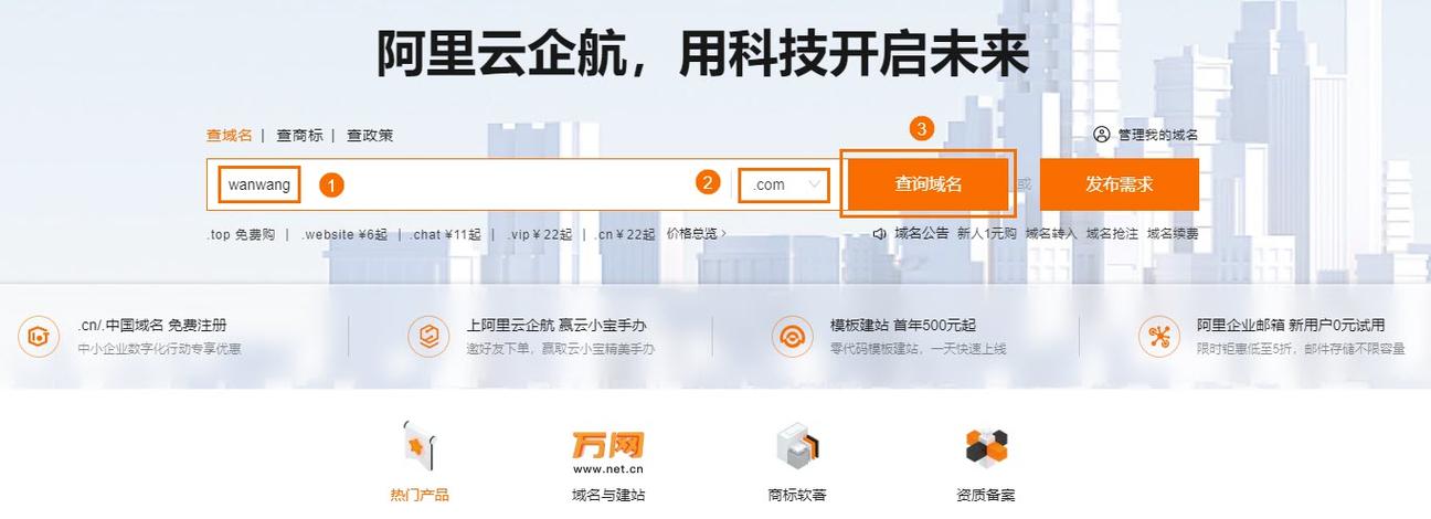 阿里云服务器和万网域名的完美搭配 (万网域名阿里云服务器)  第1张