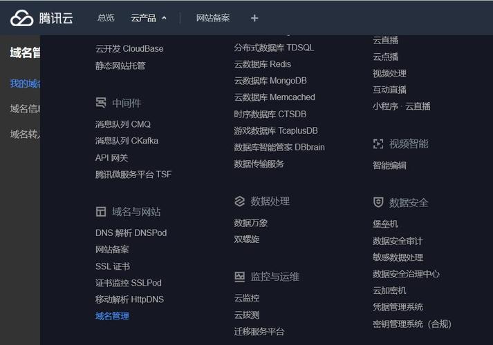 腾讯云服务器和域名