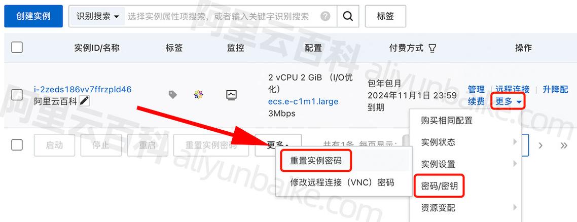 阿里云服务器默认终端密码