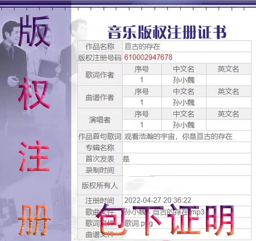 原创歌曲怎么申请版权?
