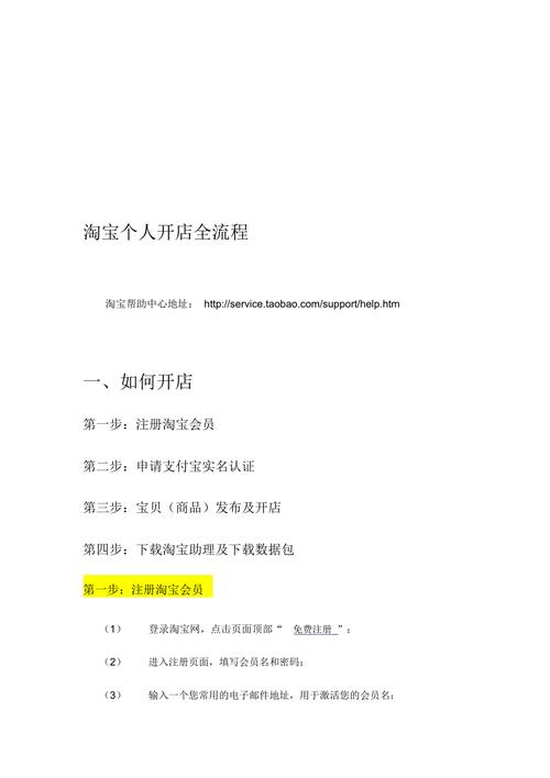 淘宝店怎么开起来?