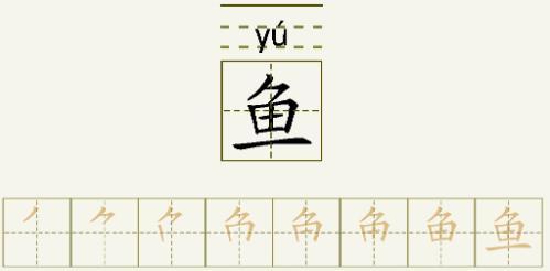 ?鱼怎么读?