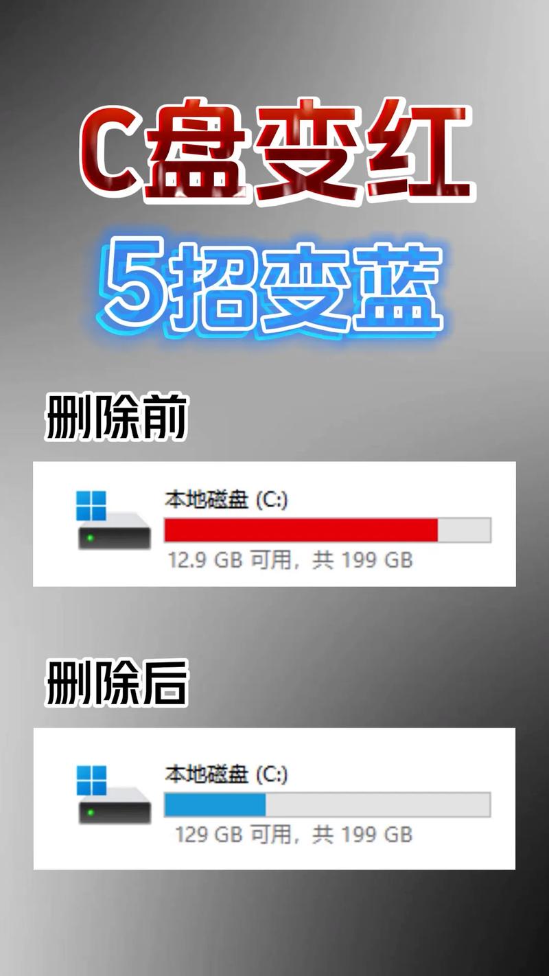 c盘空间不足怎么清理?