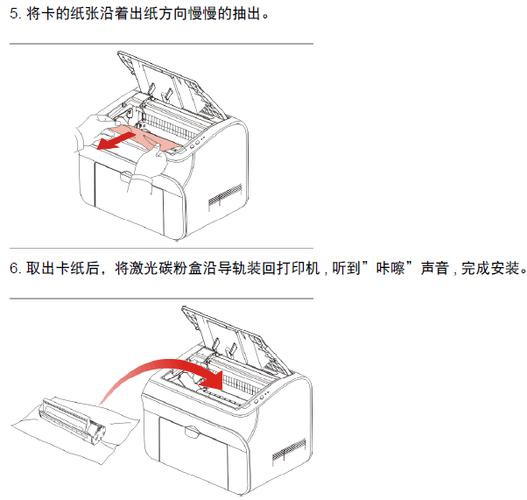 打印机卡纸怎么拿出来?