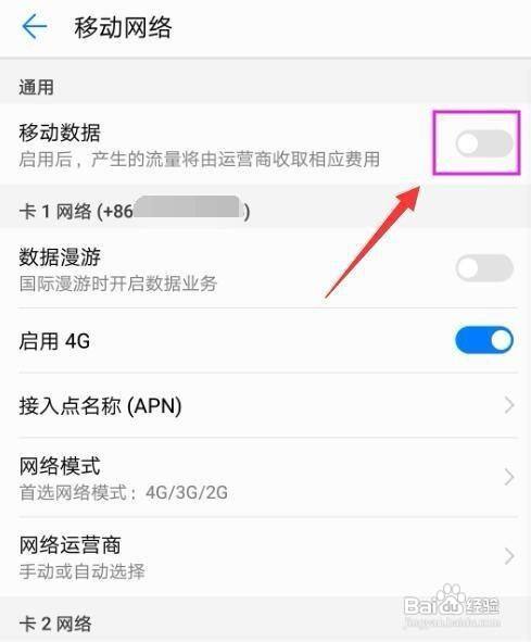 为什么开了移动数据?