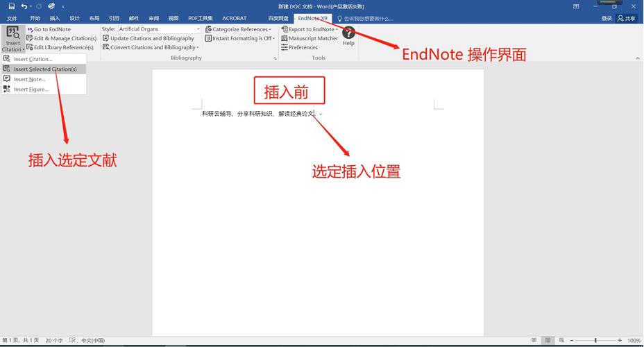 endnote怎么导入文献?